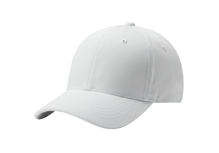 White baseball cap for branding mockup